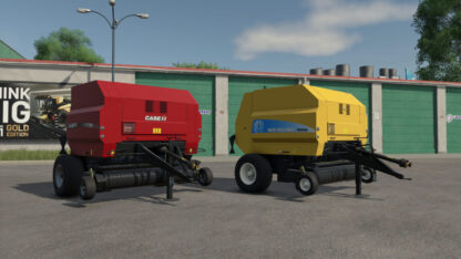 New Holland BR 6090 & Case RB 344 v 1.0