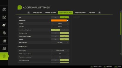 Additional Game Settings v 1.0.0.2