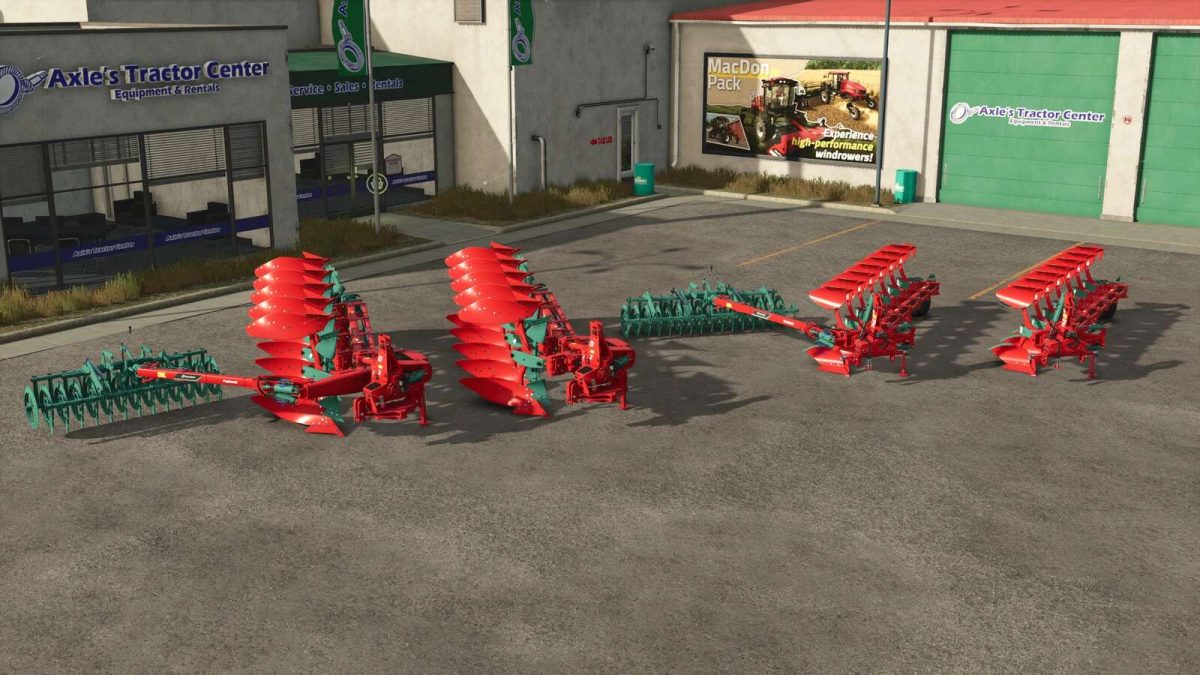 Kverneland Plows Pack v 1.0
