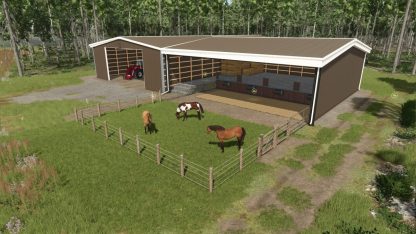 Horse Barn with Storage v 1.0