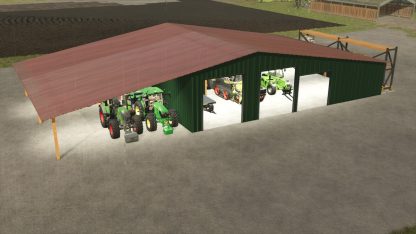 Machine Shed with Canopy Roof v 1.0