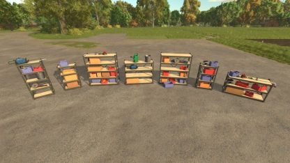Movable Shelf and Bench Pack v 1.0