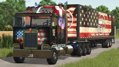 Kenworth K100 American Edition Truck + Trailer v 1.0