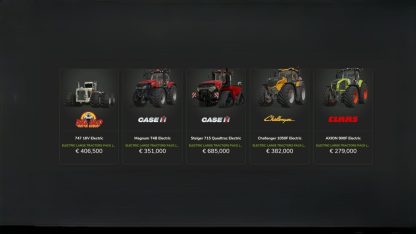 Electric Large Tractors Pack v 1.0.0.1