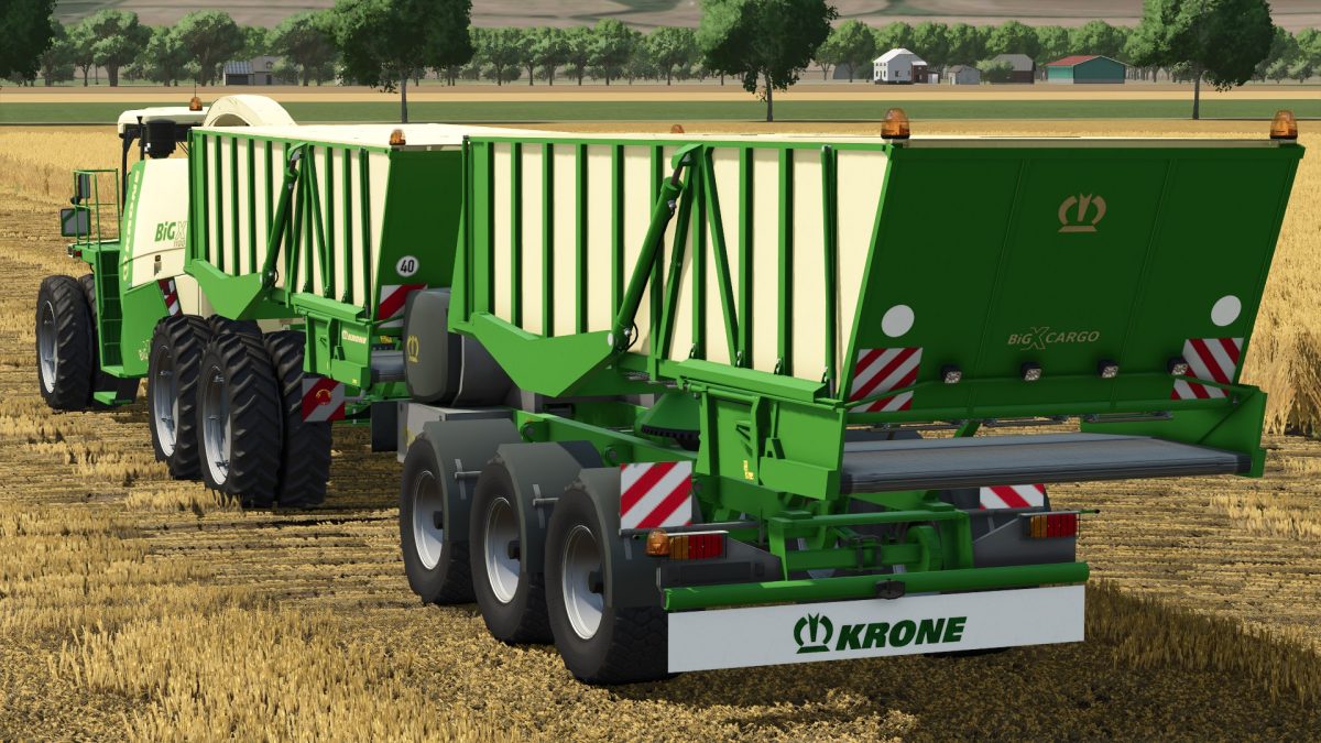 Krone Big X 1100 Cargo & Cargo Trailer v 1.0