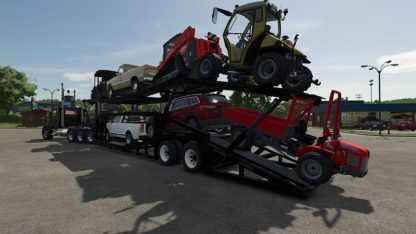 XPS 8400 Car Carrier Trailer v 1.1