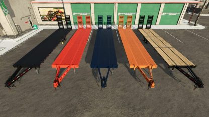 Lizard 40′ Flatbed Autoloading Bale Trailer v 1.0.0.5