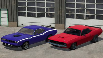 1971 Plymoth Cuda & 1974 Plymoth Barracuda Drag v 1.0