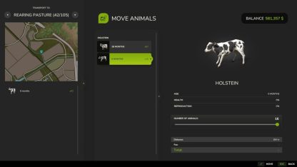 Move Husbandry Animals v 1.0