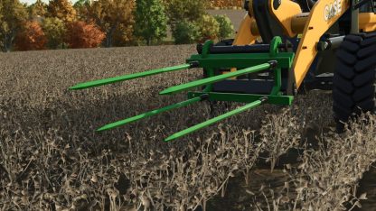 Round Cotton Module Spear for Wheel Loaders v 1.0