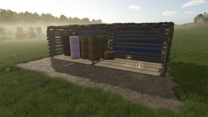 Small Rustic Bale Shed v 1.0