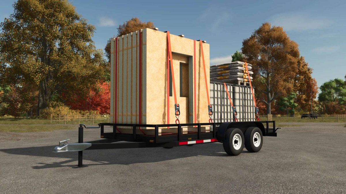16 Foot Flatbed Trailer v 1.1