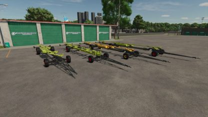 Claas Header Trailers Pack v 1.0