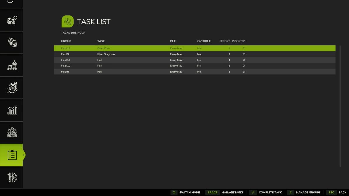 Task List v 1.2