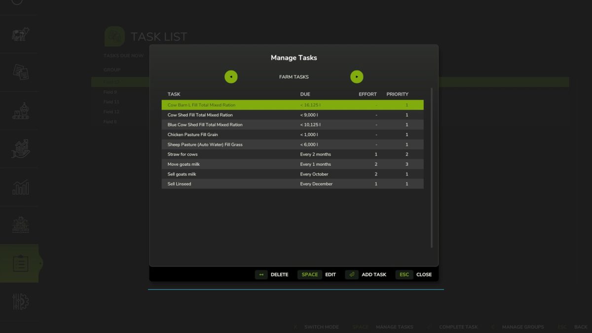 Task List v 1.2