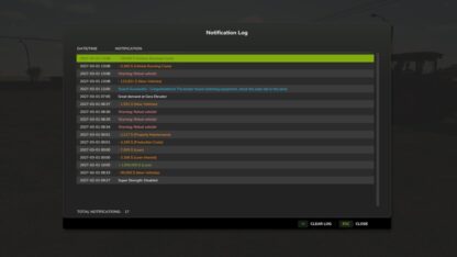 Notification Log v 1.0.1.0
