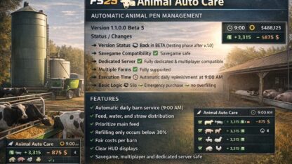 Auto Animal Care v 1.1 BETA 5
