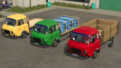 Barkas B1000 Multiservice & Livestock Trucks v 6.1