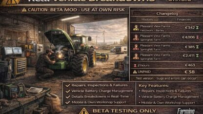 Real Vehicle Breakdowns v 0.9.6.1