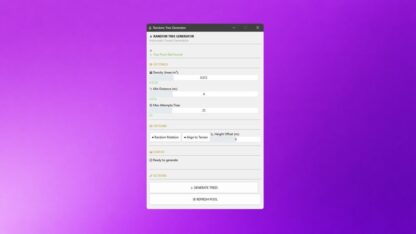 GE10 Script – TreeGenerator (Prefab) v 1.0