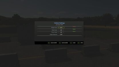 Vehicle Weight Modifier v 1.0.0.1
