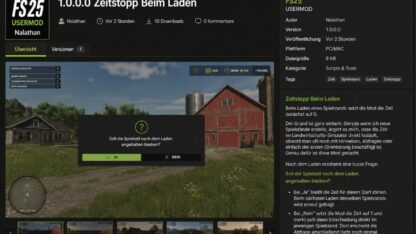 Time Stop on Load v 1.0