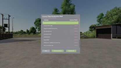 License Plate Randomizer v 1.0