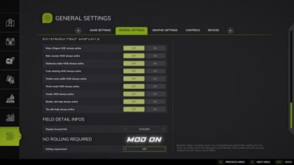 No Rolling required v 1.1