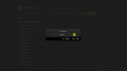 Search Bar for Controls Setting Menu v 1.0