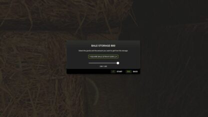 Automatic Bale Storage v 1.0