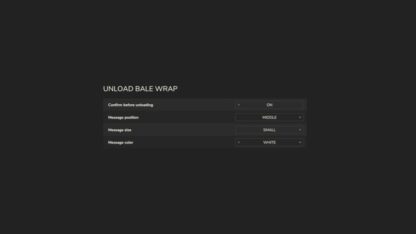 Unload Bale Wrap v 1.0.2.0