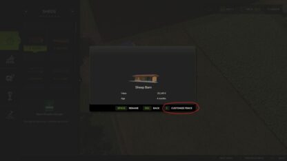 Adjust Pasture Fence v 1.0