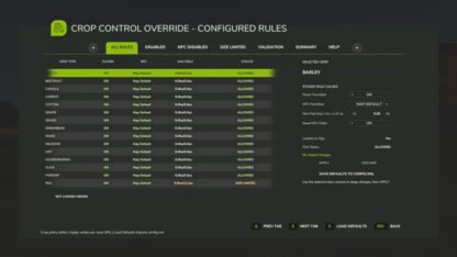 Crop Control Override v 2.0.3.6