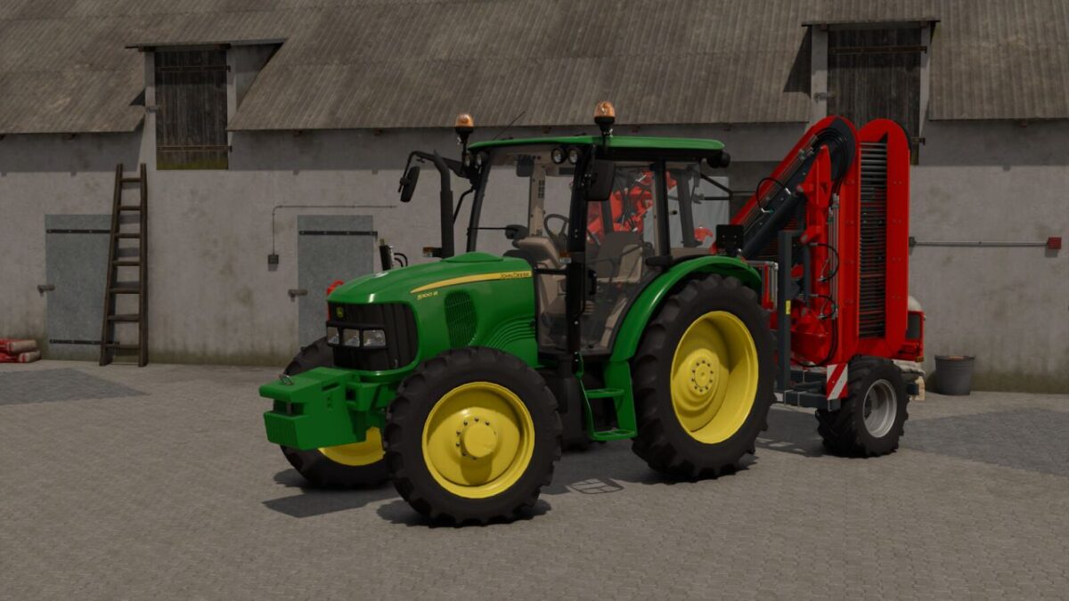 John Deere 5R + 583 v 1.0