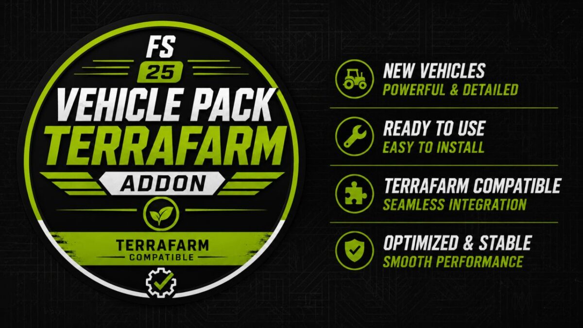 Vehicle Pack - TerraFarm Addon v 1.0