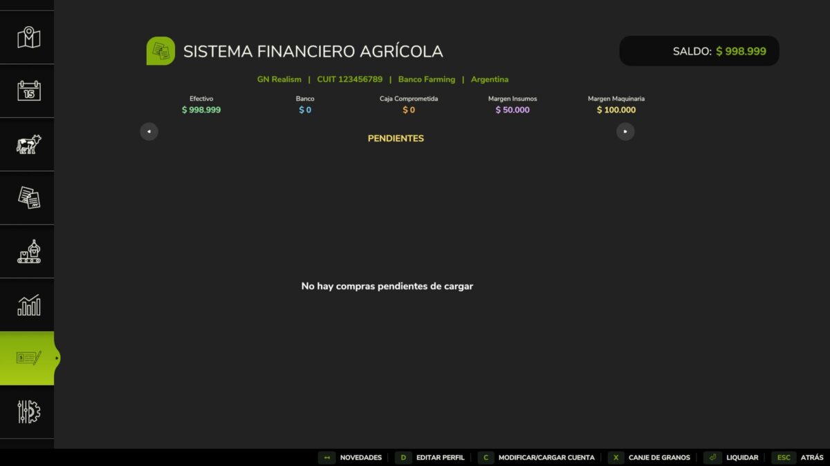 Agricultural Financial System v 1.0