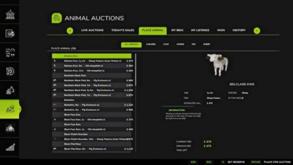 Animal Auctions v 1.0