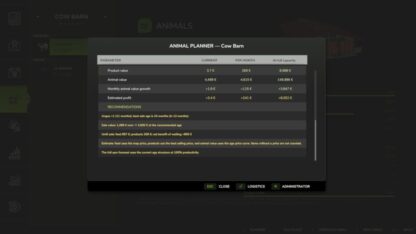 Animal Planner v 1.0