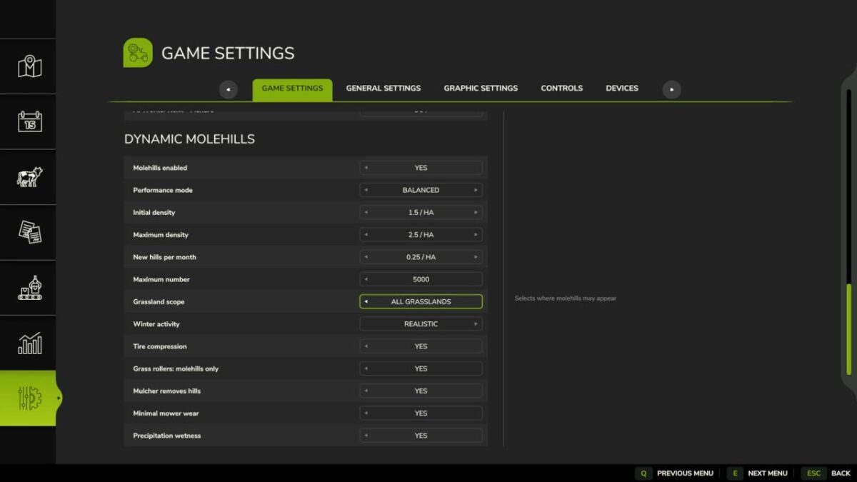 Dynamic Molehills v 1.0