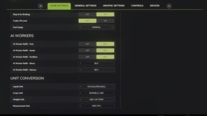 Imperial System Conversion Settings v 1.1