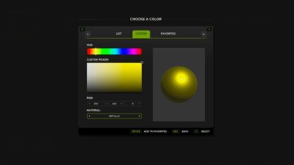 Manual Paint – Per Material Vehicle Colours v 1.0
