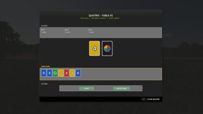 Quatro the Card Game v 1.0