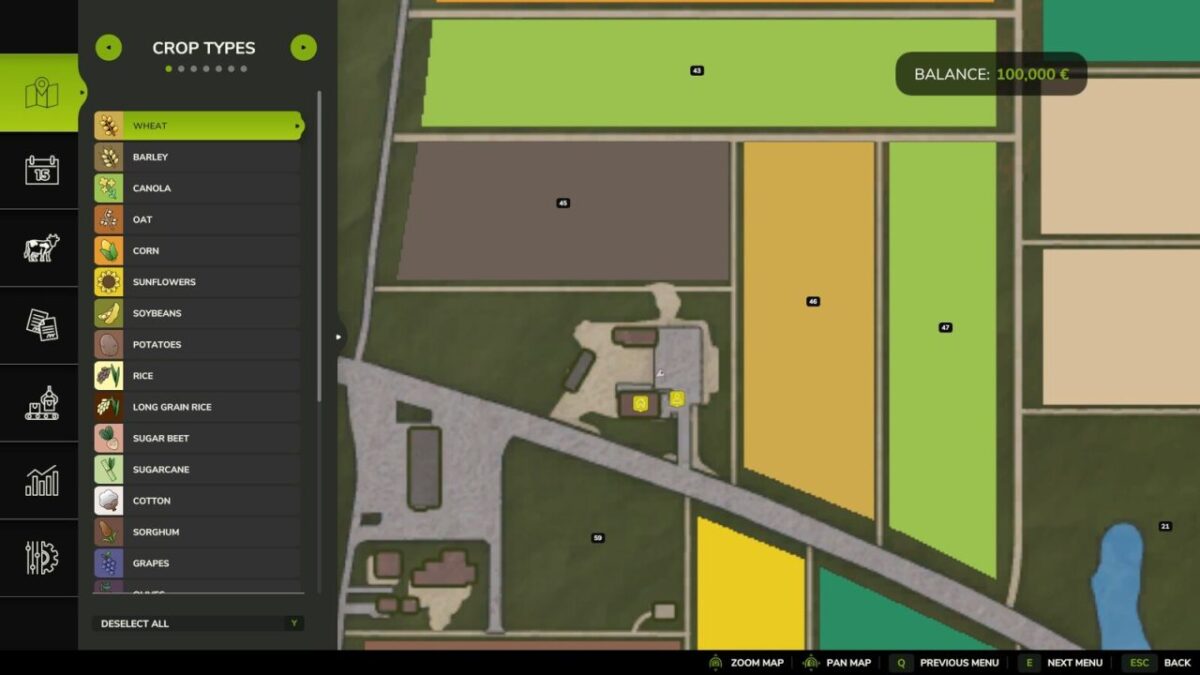 Reveal Farms on the Map v 1.0