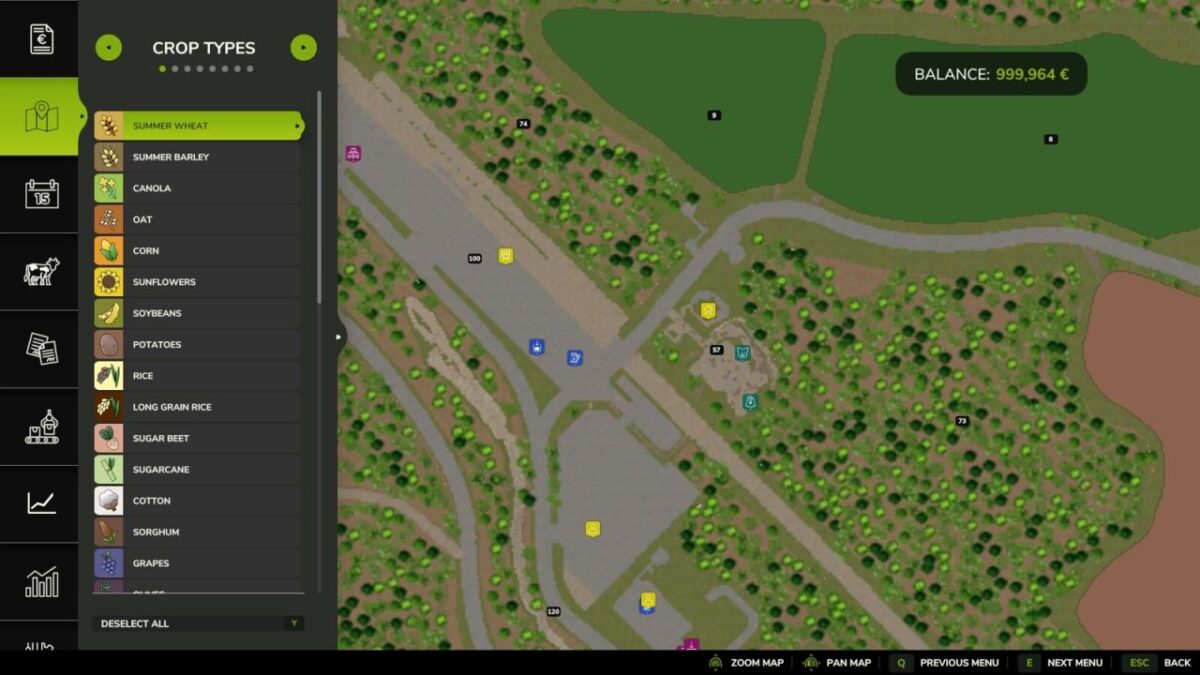 Reveal Farms on the Map v 1.0