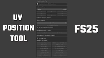 Blender Add-on UV Position Tool v 1.0.0.1