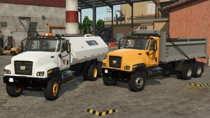CAT 681 Dump & Water Trucks v 1.0