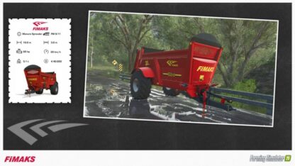 Fimaks FM 8.11 Manure Spreader v 1.0