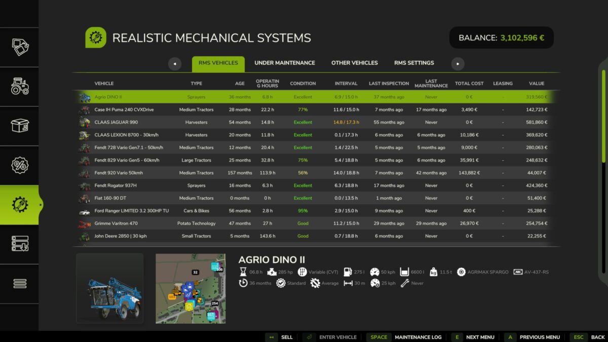 Realistic Mechanical Systems v 0.10
