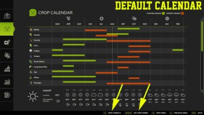 Crop Calendar Filter v 1.0