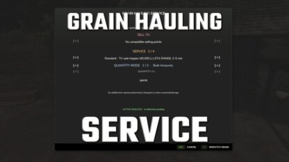 Grain Hauling Service v 0.4.8.9